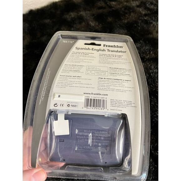 Franklin - Spanish - English Traveling Language Translator - Model: TES-118 - Picture 3 of 4